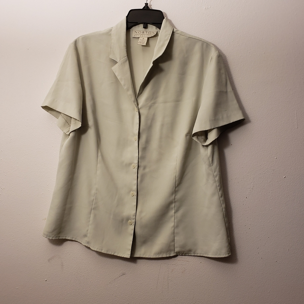 Norton Mcnaughton Button Down Top
